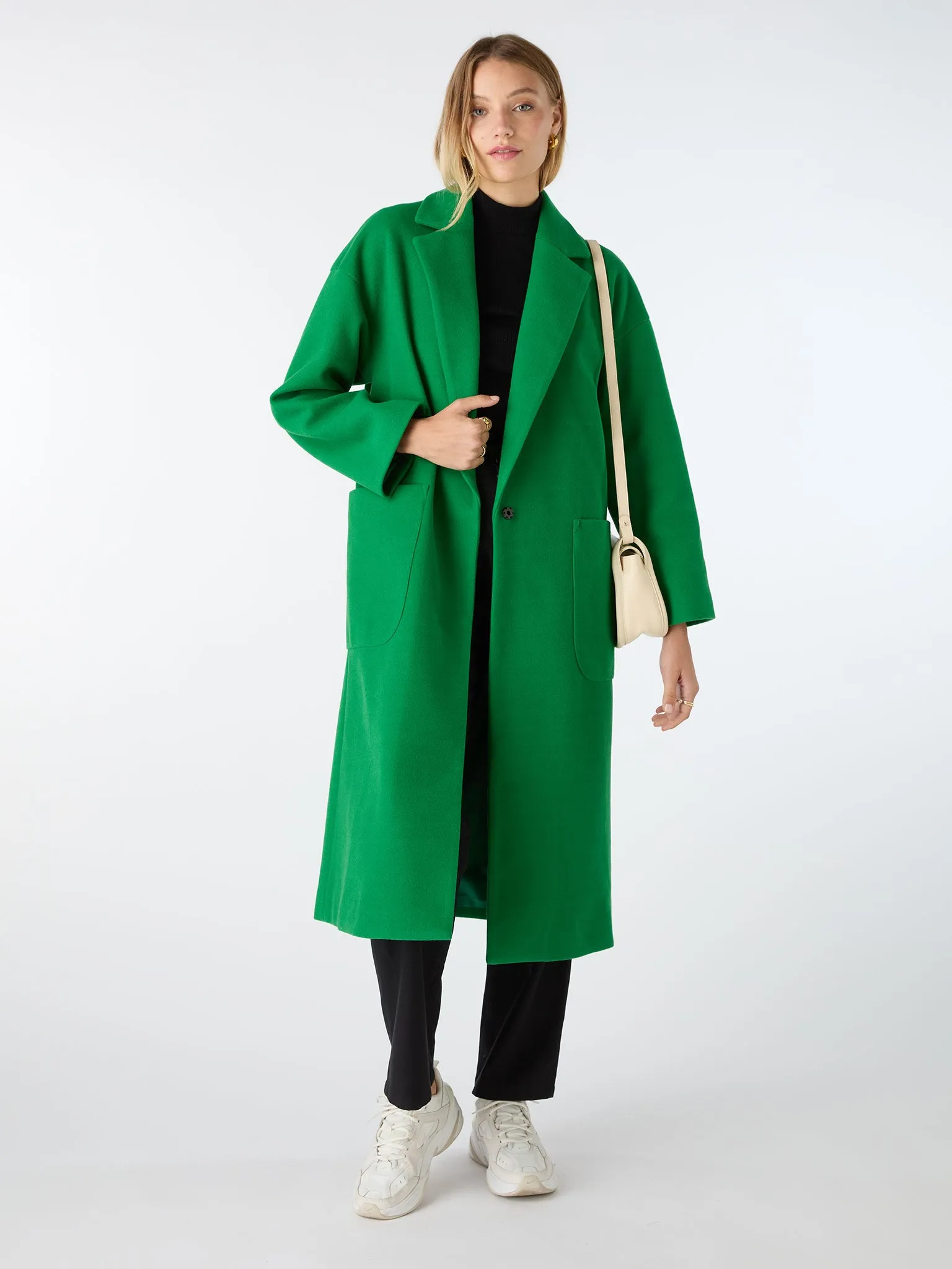 Leighton Coat in Green sold by Omnes product image thumbnail 4