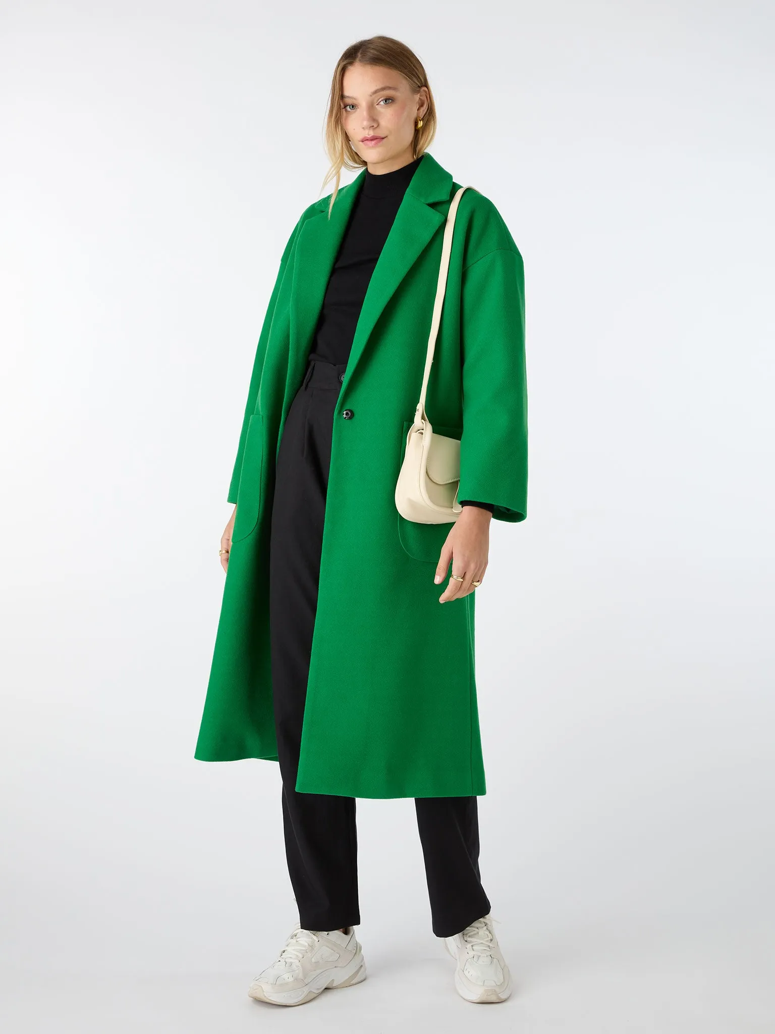 Leighton Coat in Green sold by Omnes product image thumbnail 5