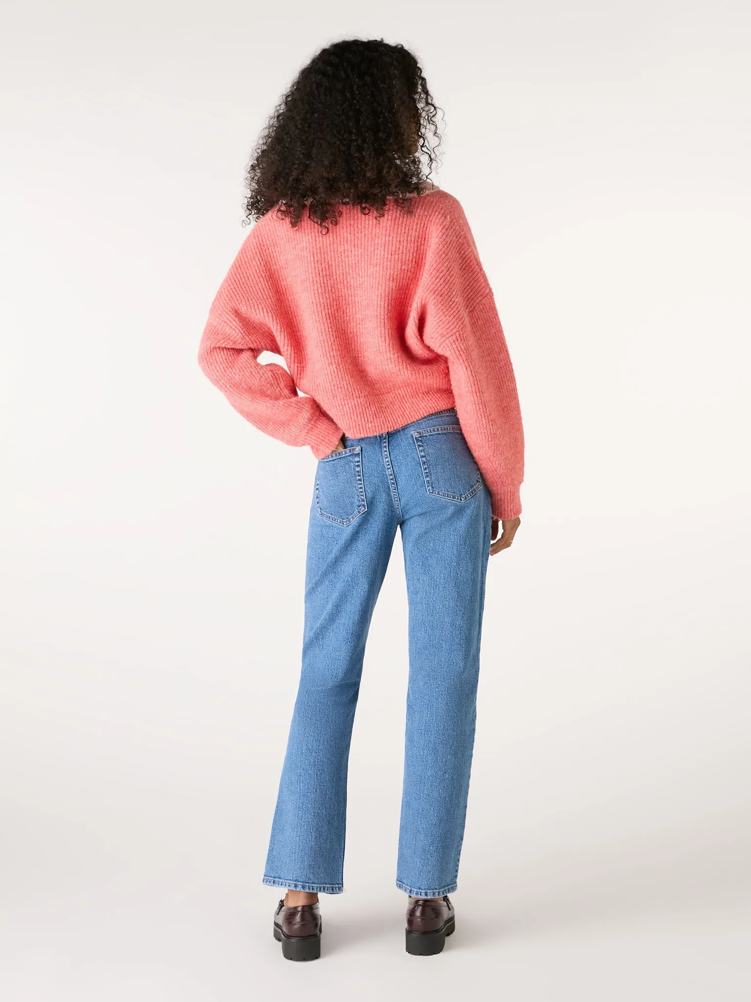 Hattie Colour Block Cardigan in Pink sold by Omnes product image thumbnail 3