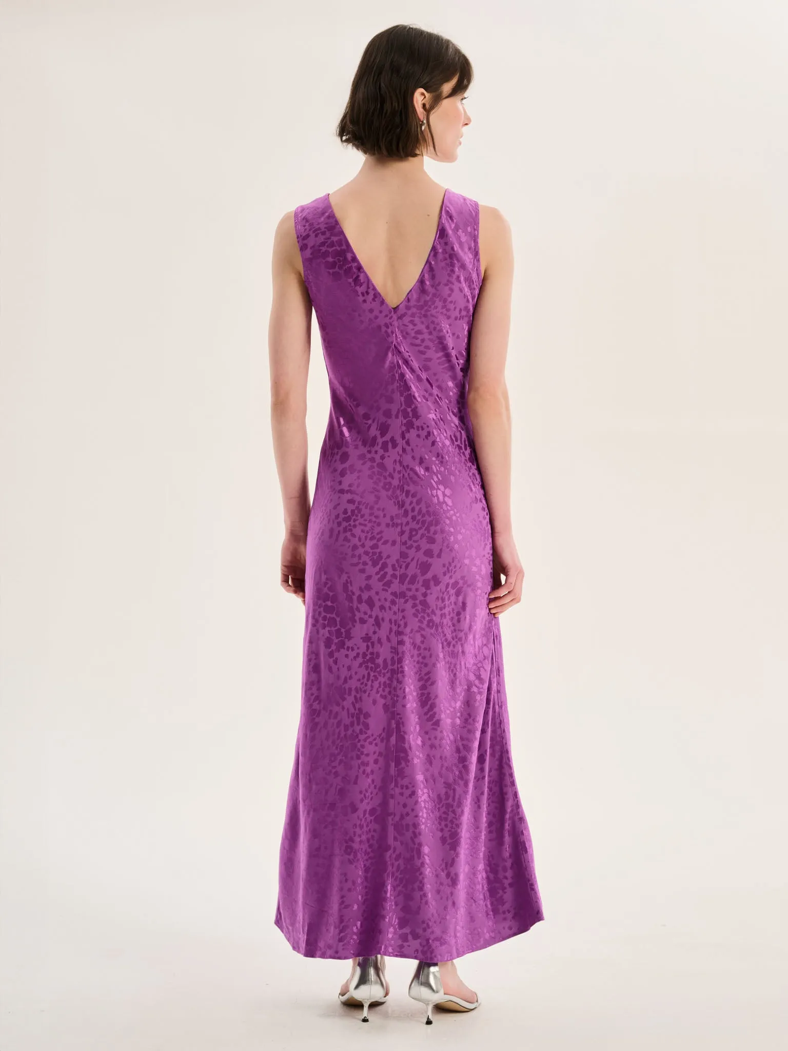 Iris Maxi Dress in Purple sold by Omnes product image thumbnail 5