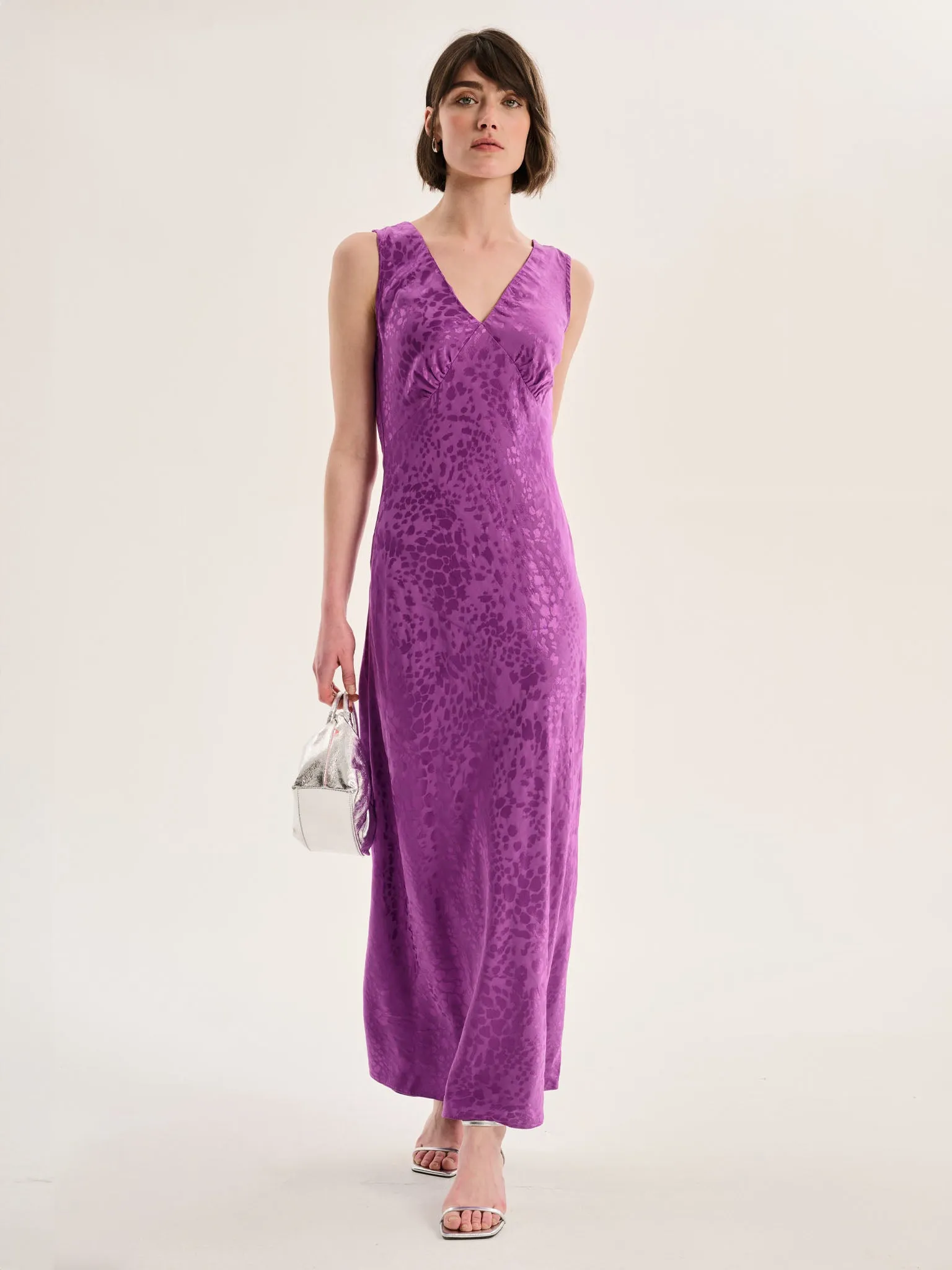 Iris Maxi Dress in Purple sold by Omnes