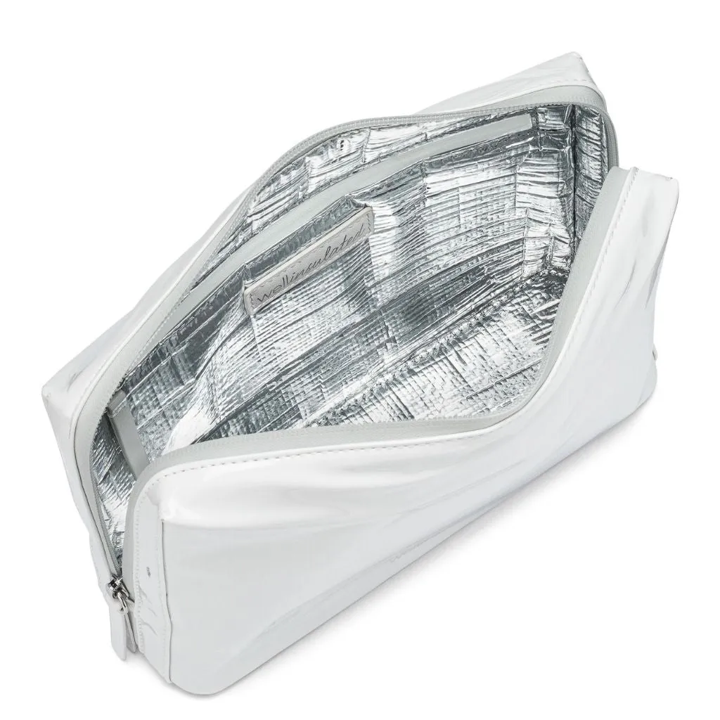 Performance Beauty Bag Large WHITE sold by Larroude