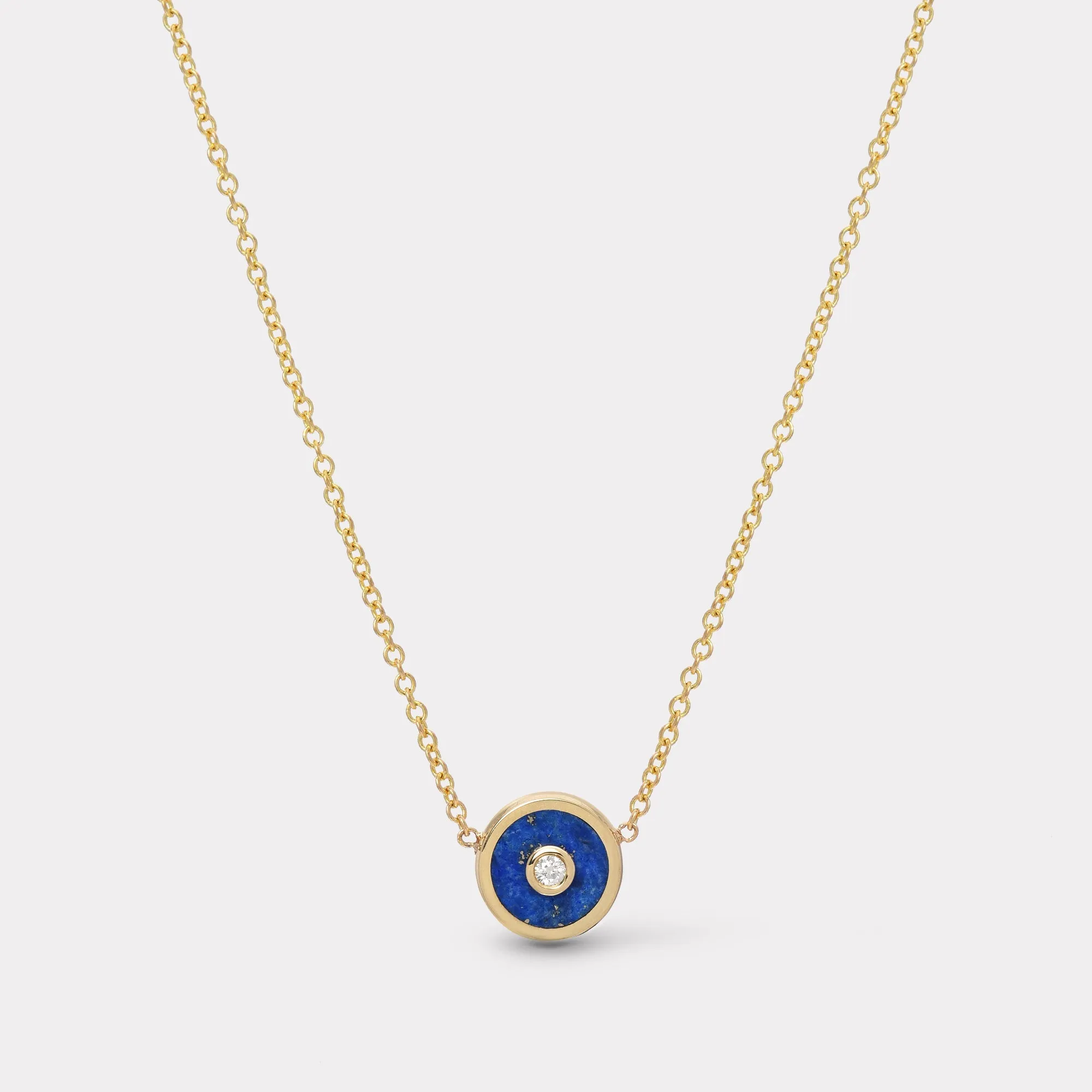 Mini Compass Pendant with Lapis sold by Larroude product image thumbnail 2