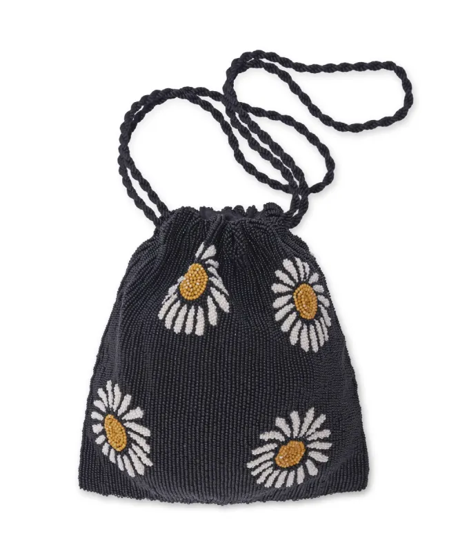 Gala Bag in Midnight Daisy sold by Larroude