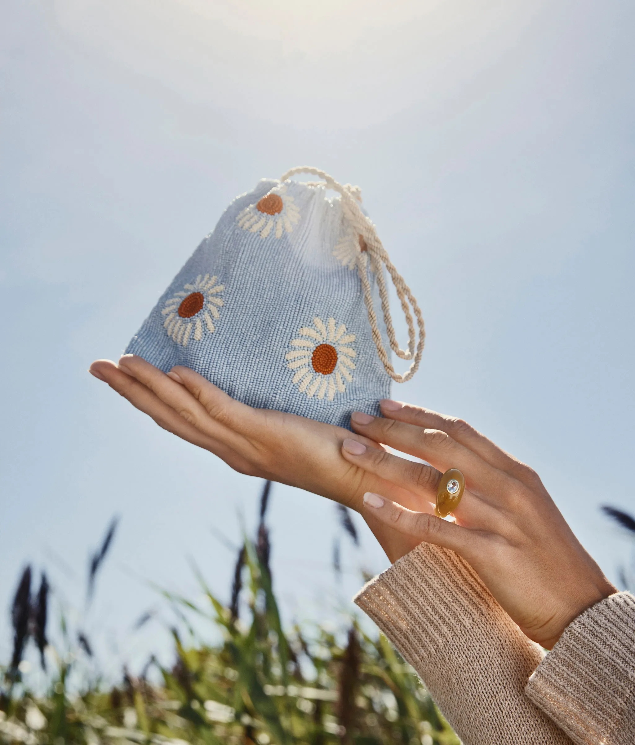 Gala Bag in Blue Daisy sold by Larroude product image thumbnail 2