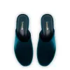 Miso Platform Clog In Deepsea Velvet sold by Larroude