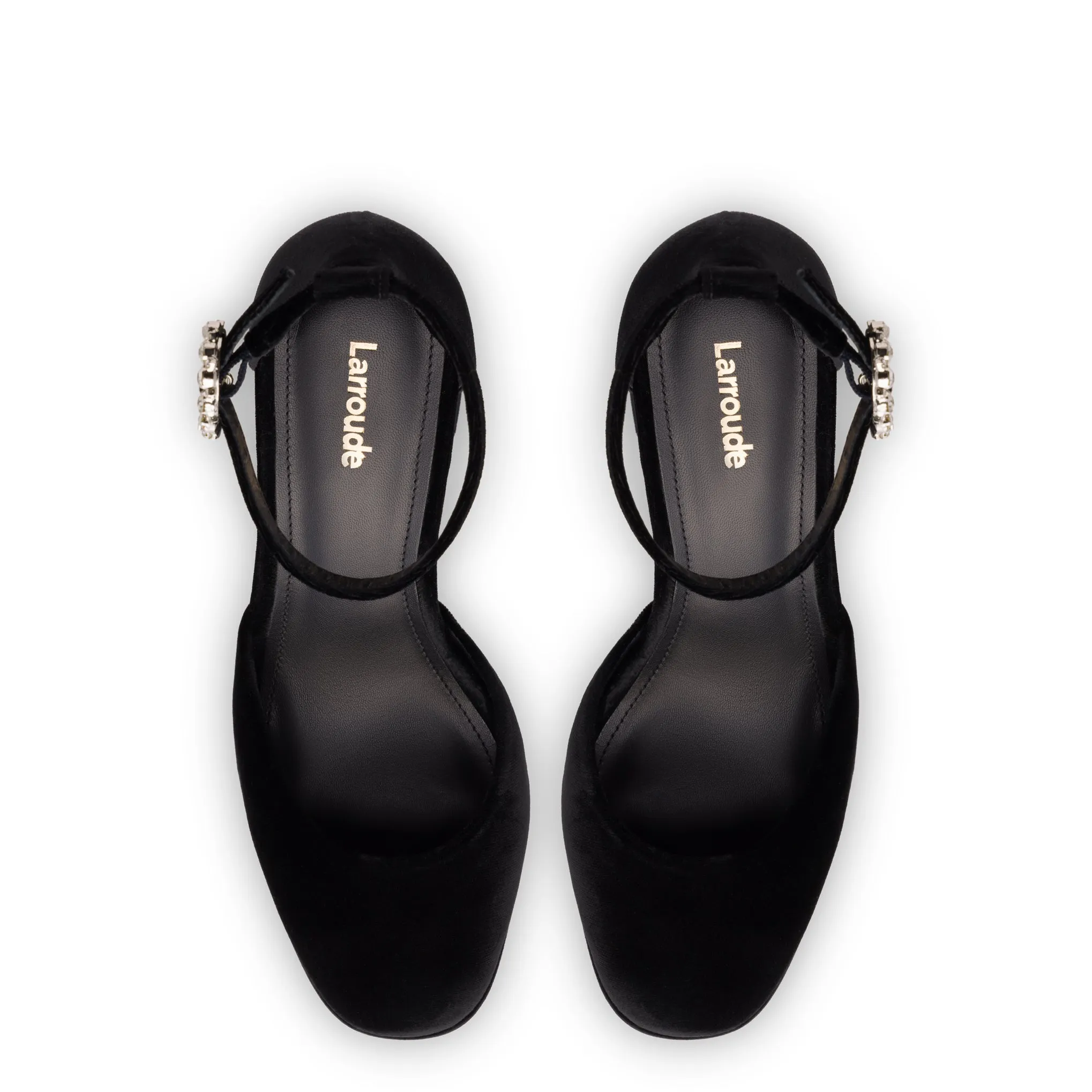 Ari Pump In Black Velvet sold by Larroude product image thumbnail 3