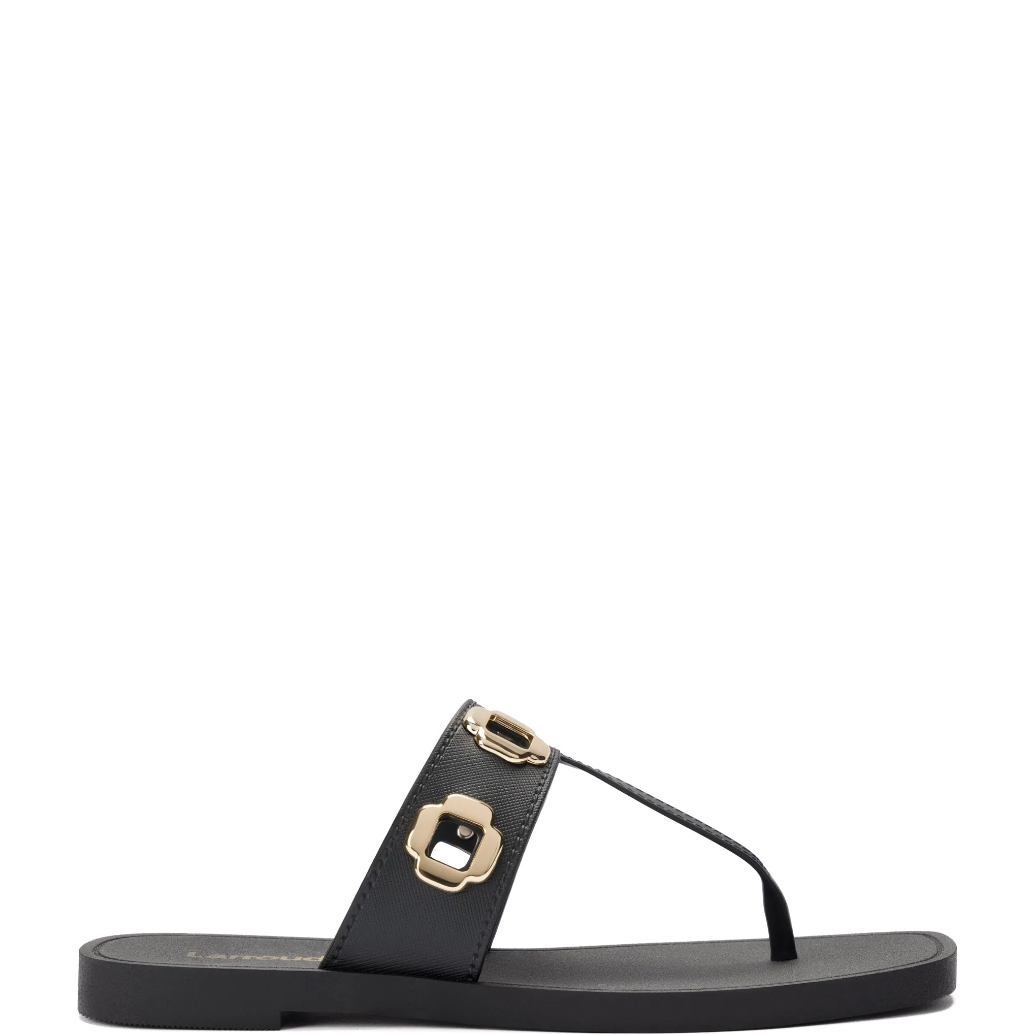 Milan S In Black PVC sold by Larroude