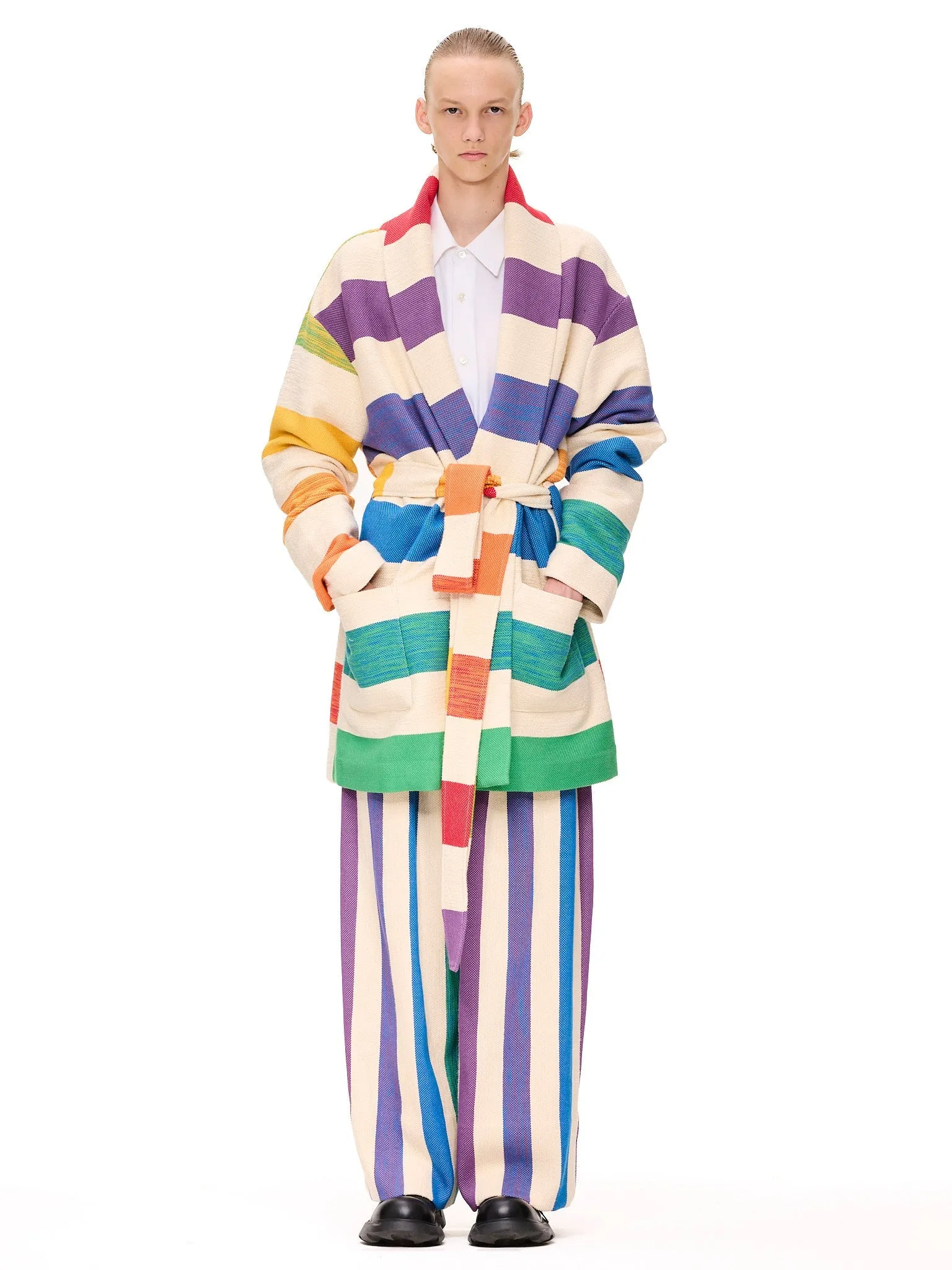 The Cardigan : Rainbow Flamme sold by Larroude