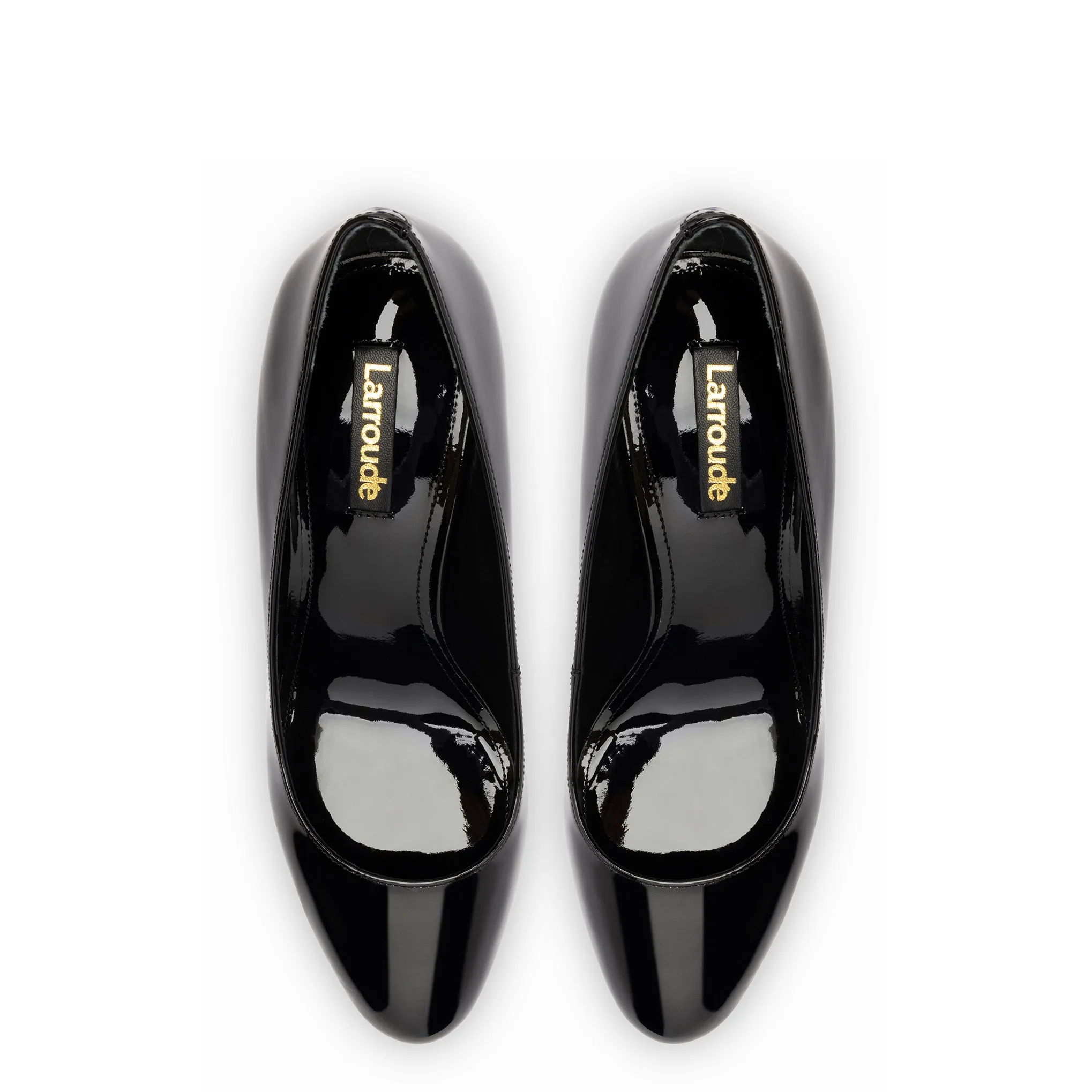 Michelle Lo Pump In Black Patent Leather sold by Larroude product image thumbnail 3