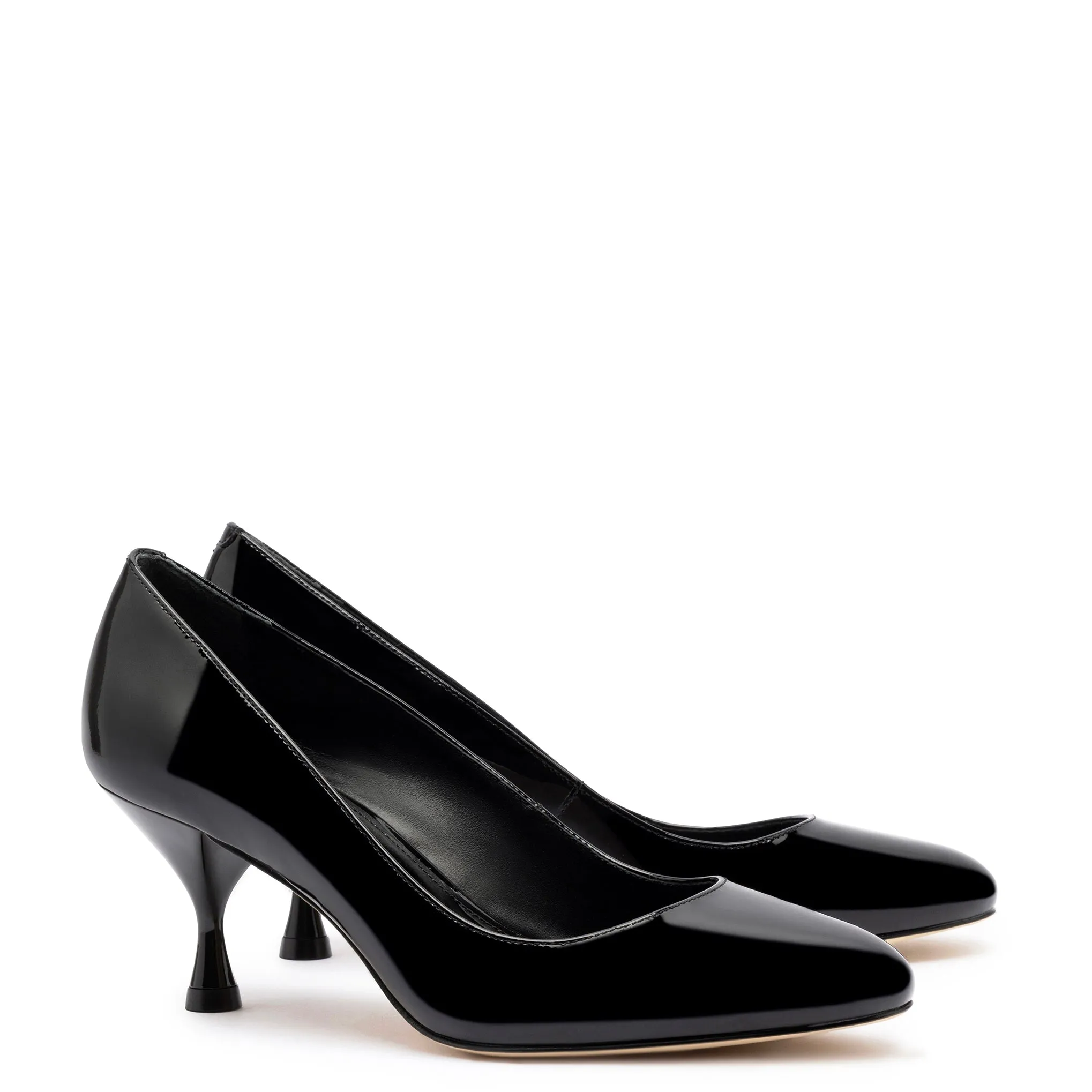 Michelle Lo Pump In Black Patent Leather sold by Larroude product image thumbnail 2