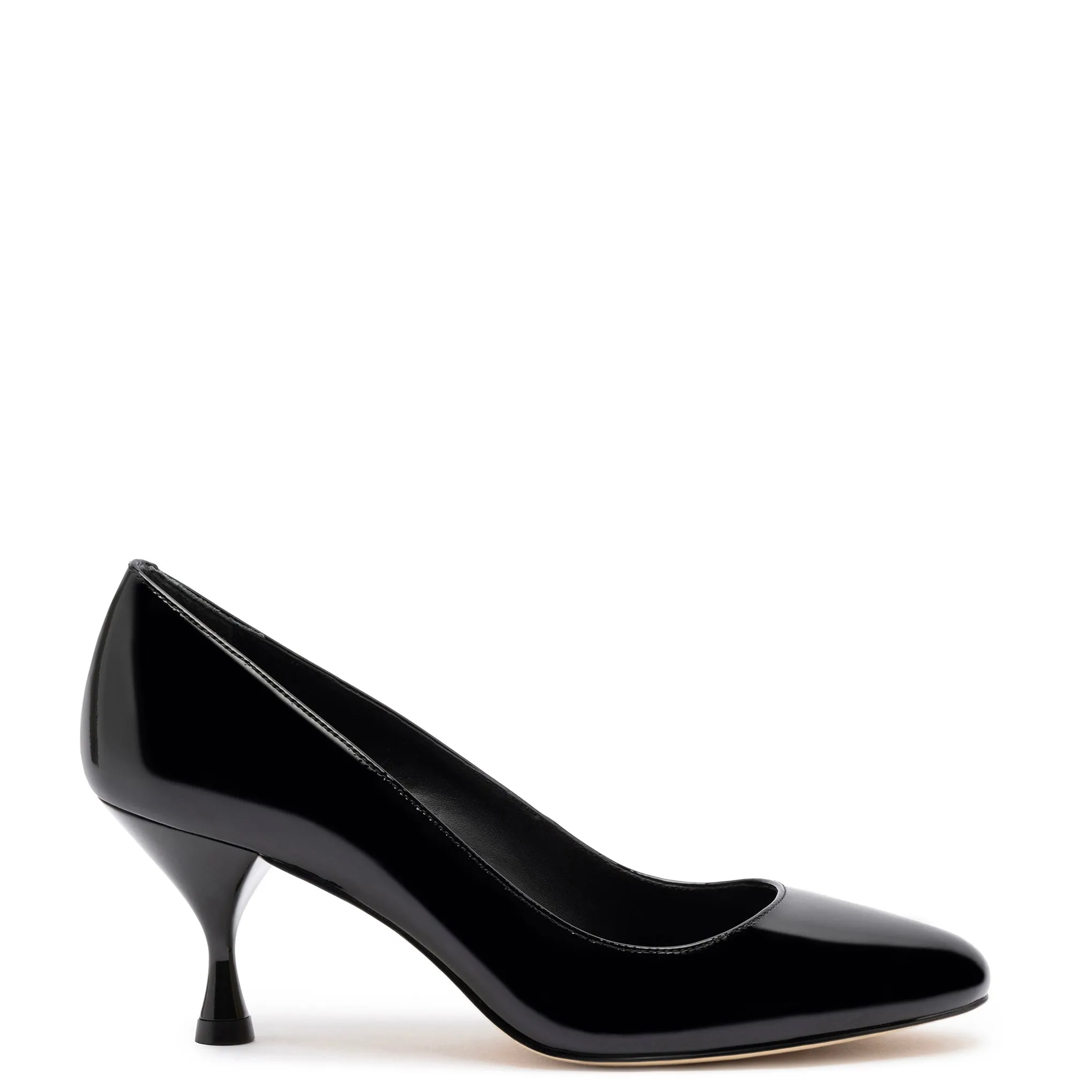 Michelle Lo Pump In Black Patent Leather sold by Larroude