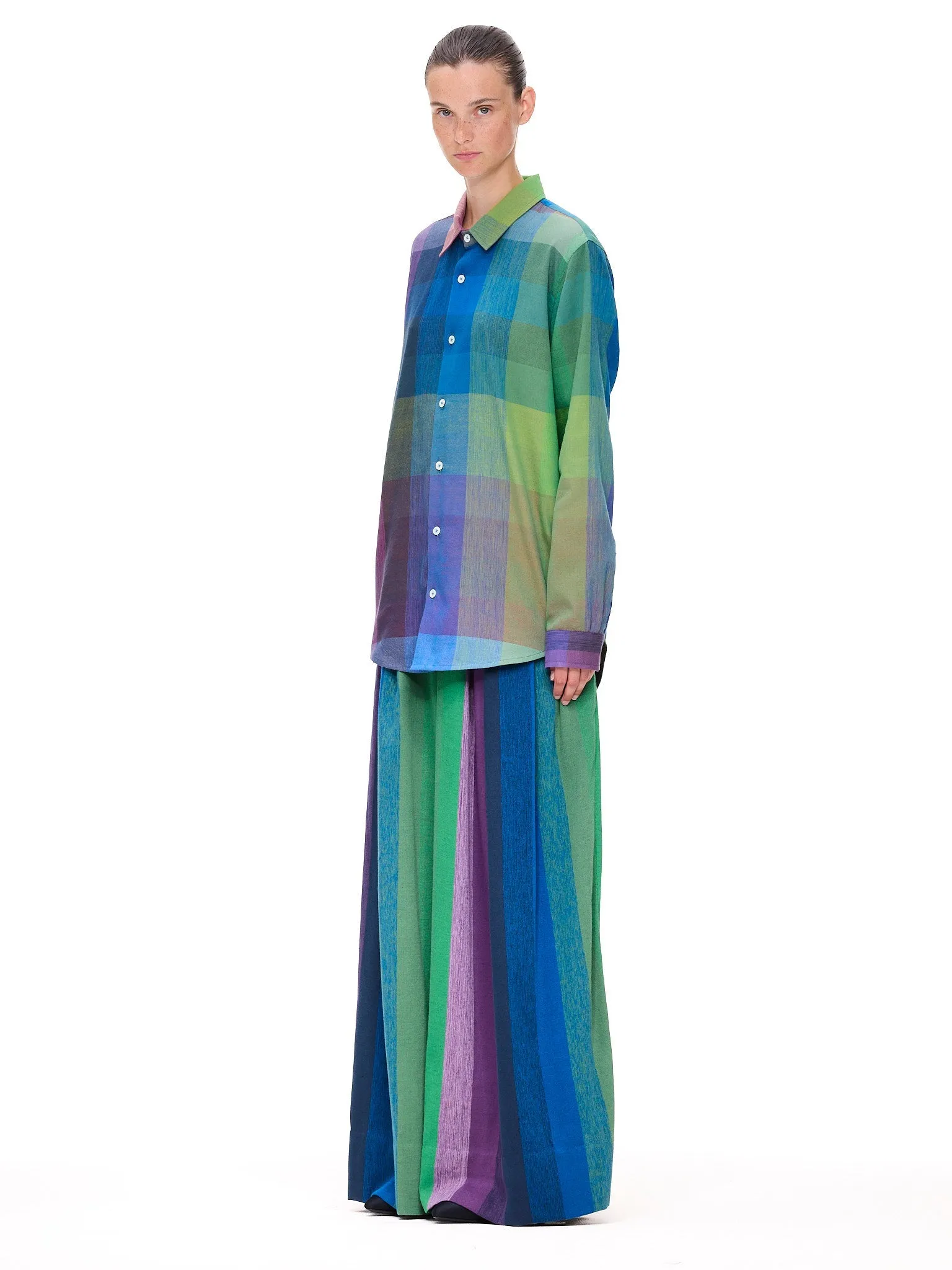 The Button Down Shirt : Plaid sold by Larroude product image thumbnail 2