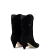 Thelma Boot In Black Suede sold by Larroude