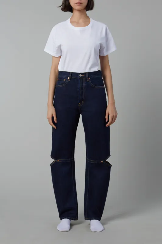 Cowgirl in Indigo Indigo sold by Larroude