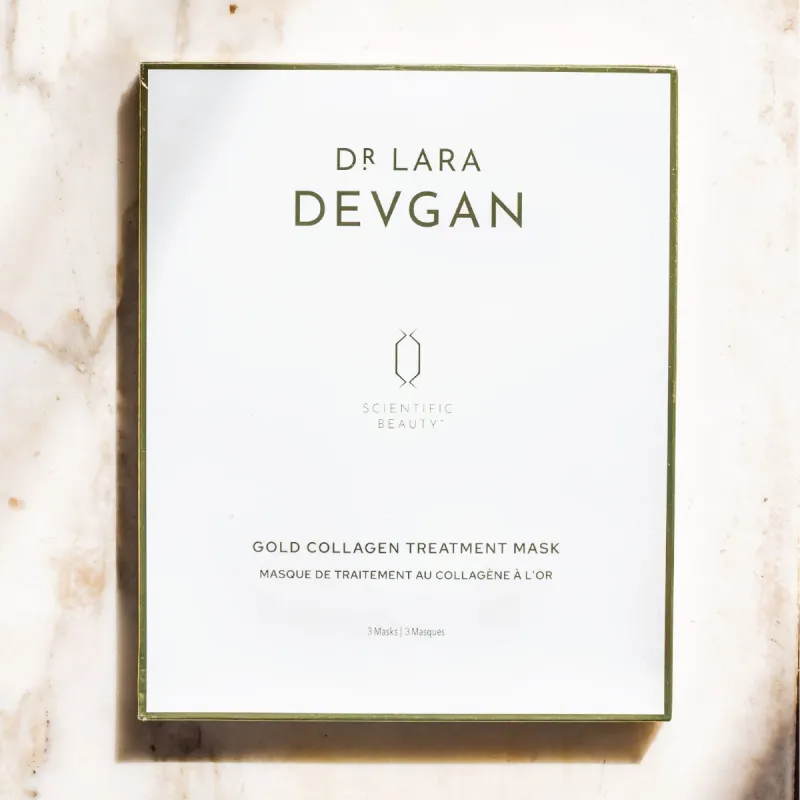 NEW Gold Infused Collagen Treatment Mask sold by Larroude