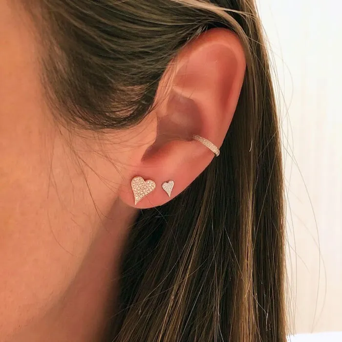 Mini Heart Studs sold by Larroude product image thumbnail 4