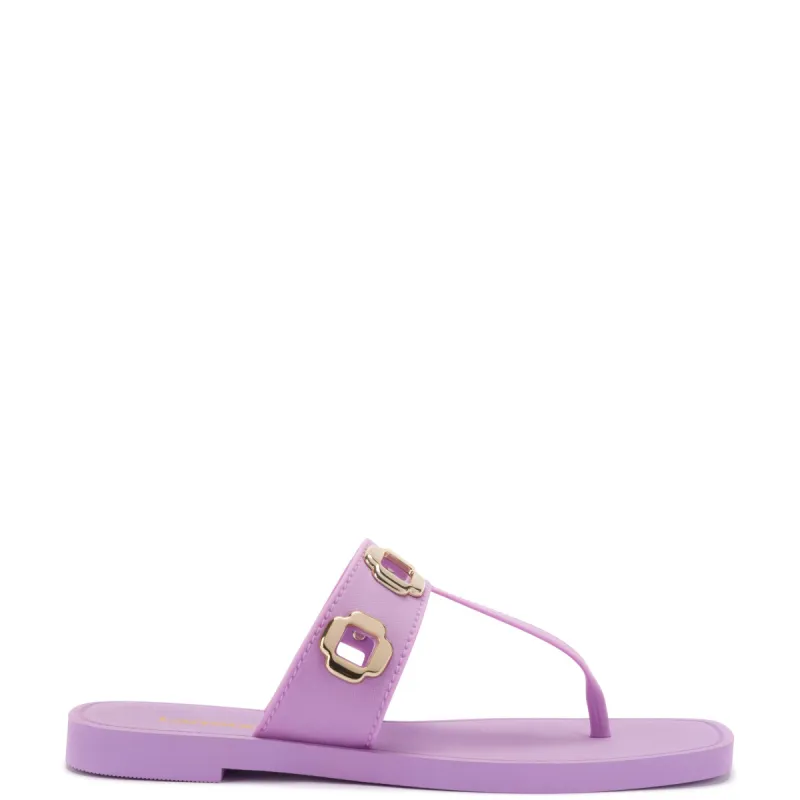 Milan S In Lilac PVC sold by Larroude