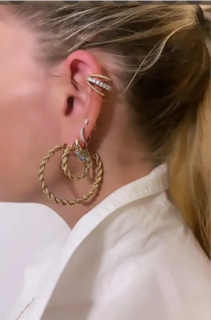 1" Rope Hoops sold by Larroude product image thumbnail 3