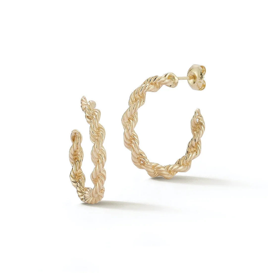 1" Rope Hoops sold by Larroude