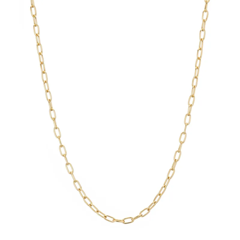 Petite Classic Link Necklace sold by Larroude