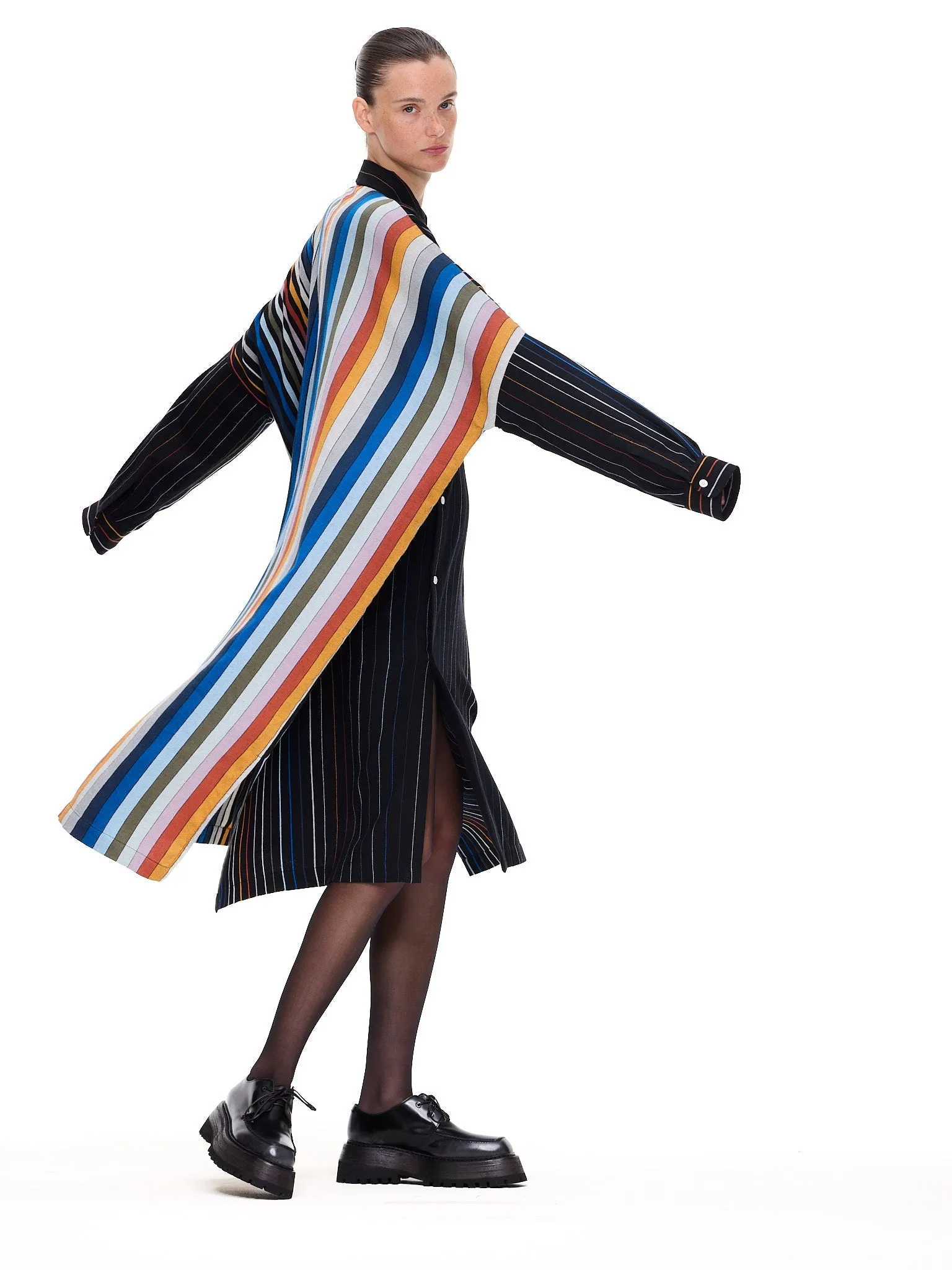 The Long Shirt : Stripe 48 sold by Larroude product image thumbnail 5