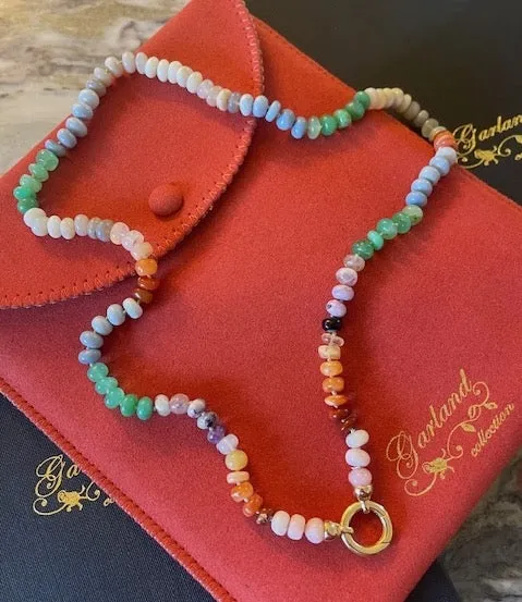 Multicolor Opal Necklaces with Charm Clasp sold by Larroude product image thumbnail 5