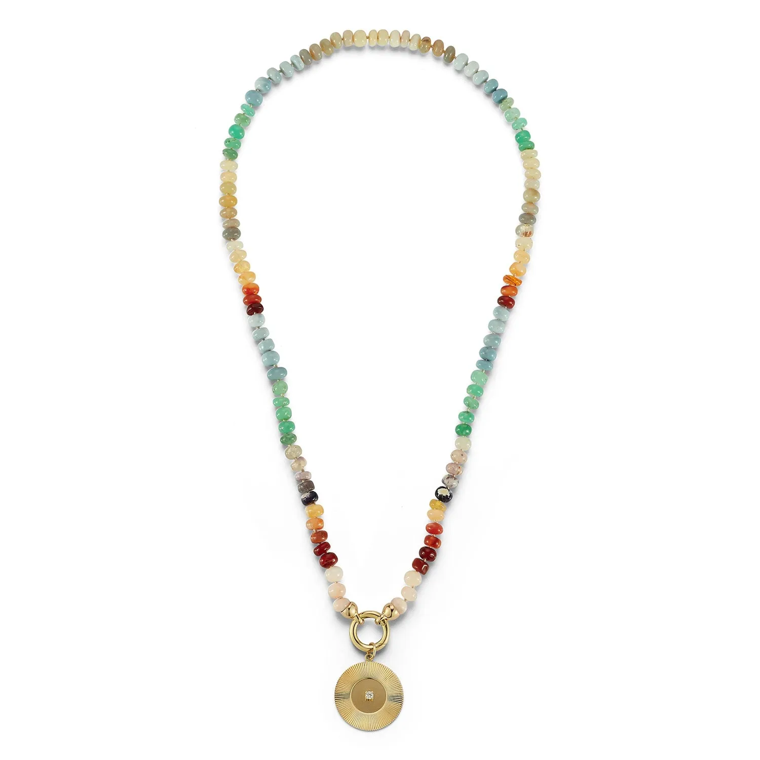 Multicolor Opal Necklaces with Charm Clasp sold by Larroude product image thumbnail 2