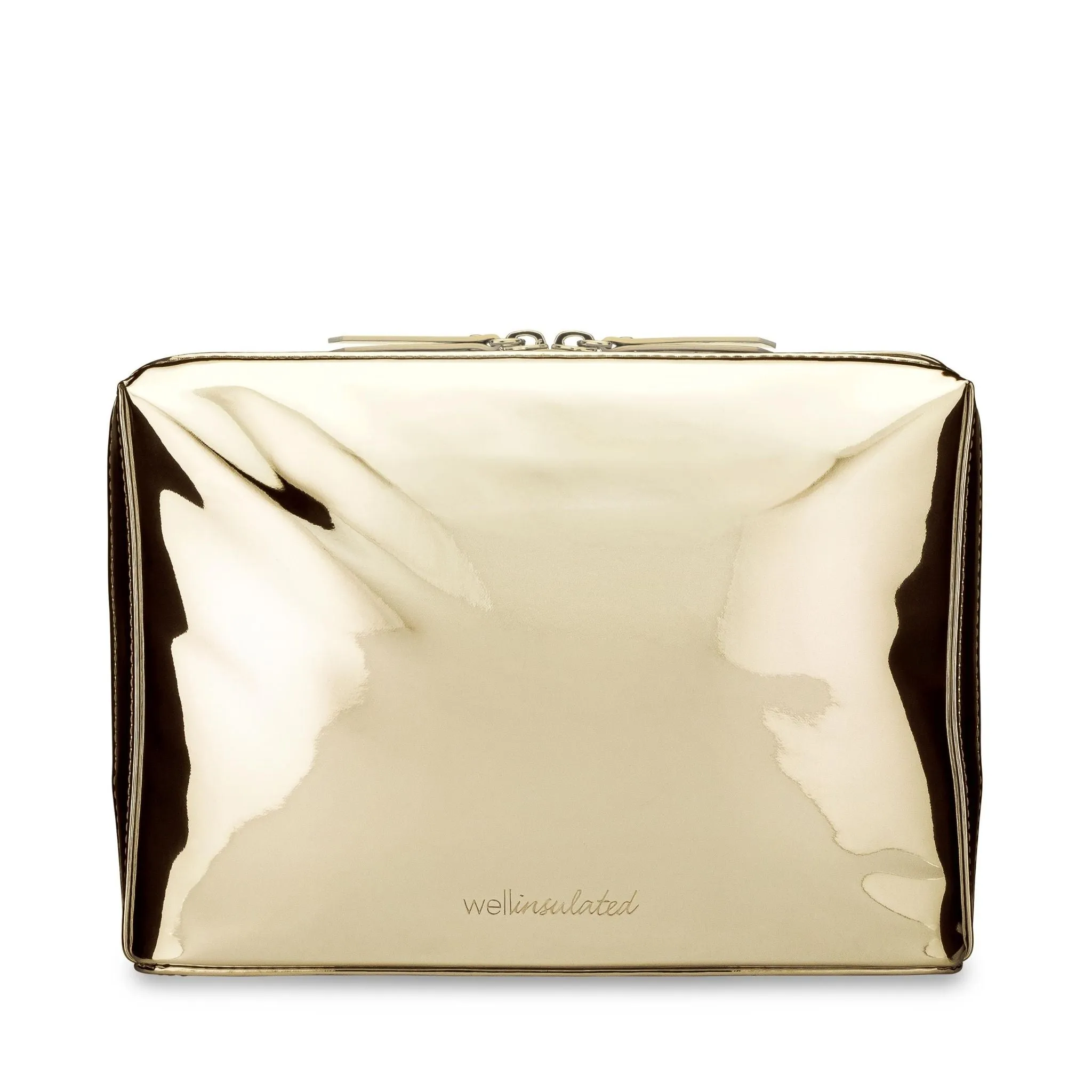 Performance Beauty Bag Large GOLD sold by Larroude