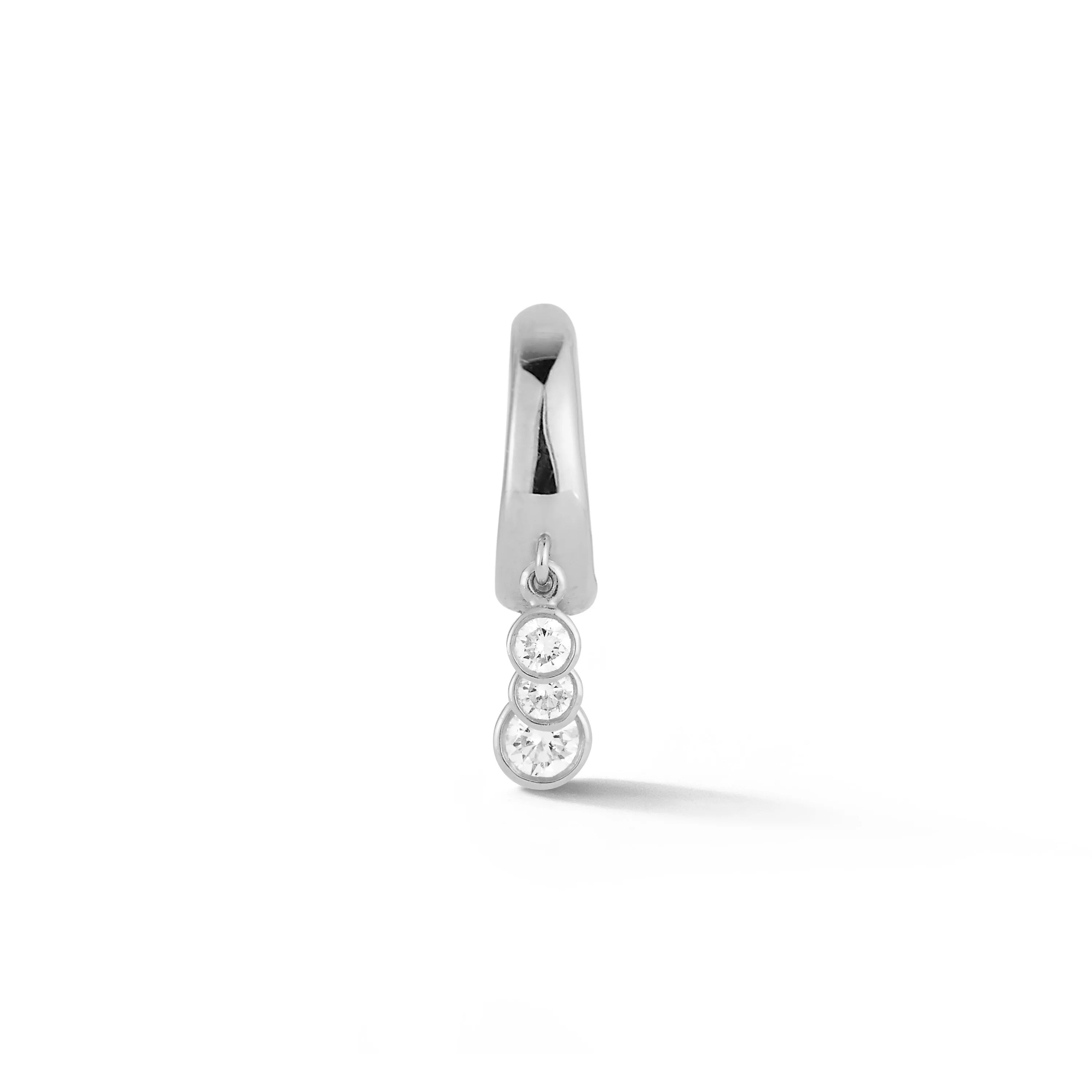 Diamond Dangle Huggie sold by Larroude product image thumbnail 5