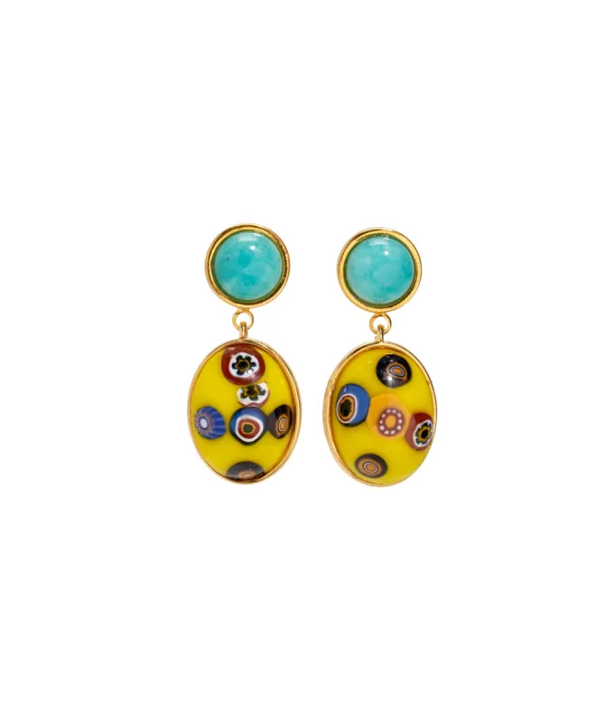 Murano Muse Earrings in Daylight sold by Larroude
