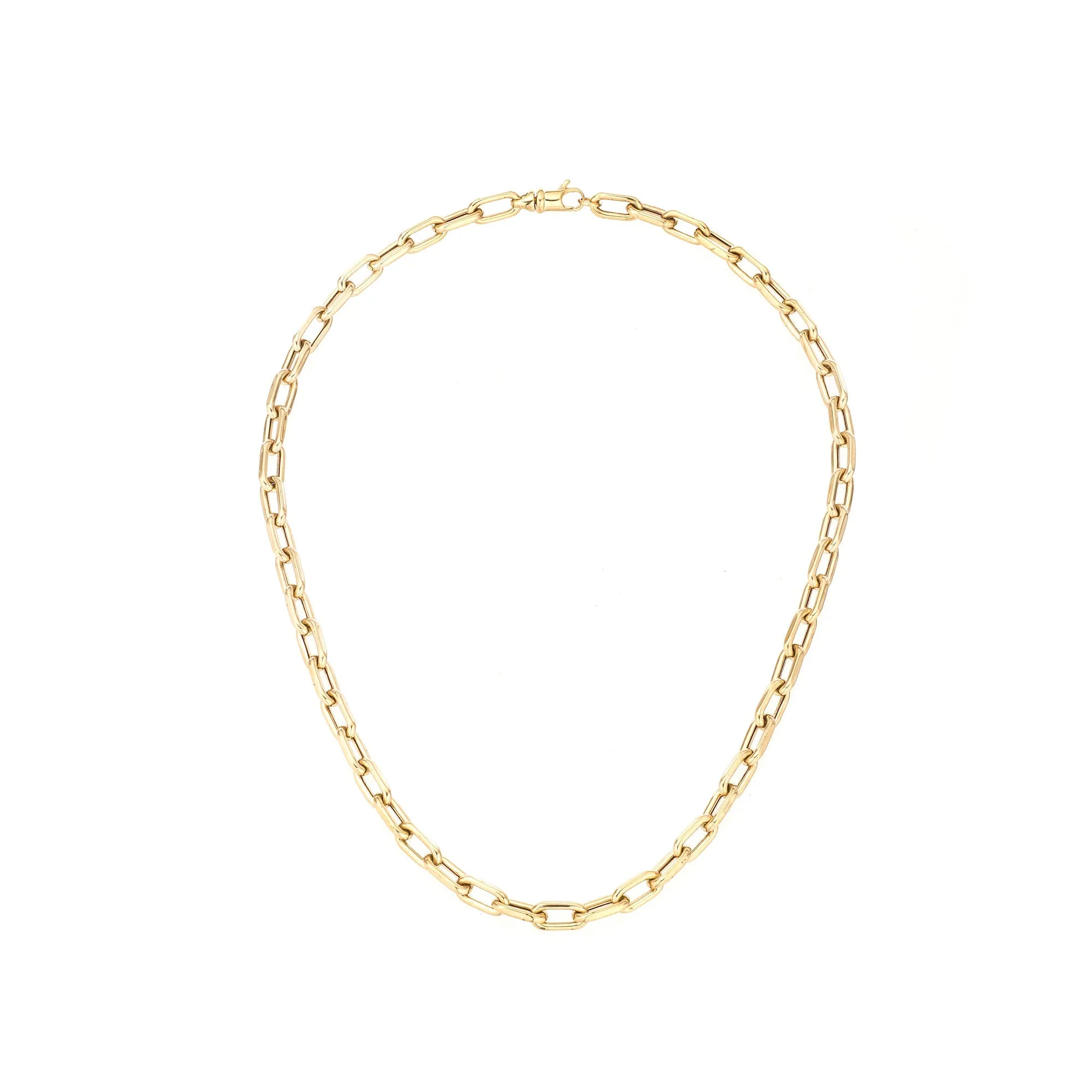5.3mm Italian Chain Link Necklace sold by Larroude product image thumbnail 3