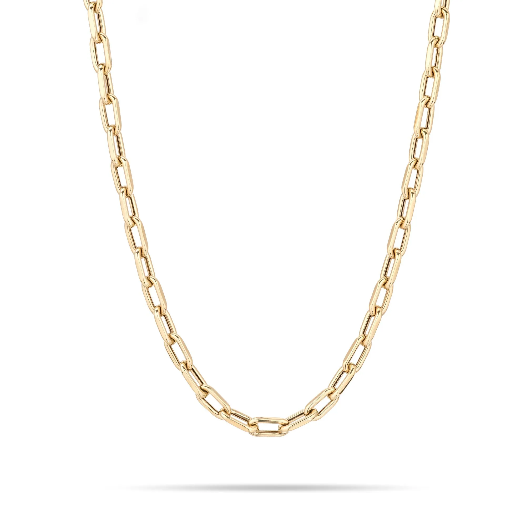5.3mm Italian Chain Link Necklace sold by Larroude