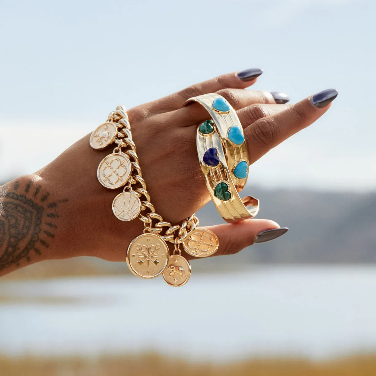 LUCKY Lost Treasure Coin Bracelet sold by Larroude product image thumbnail 3