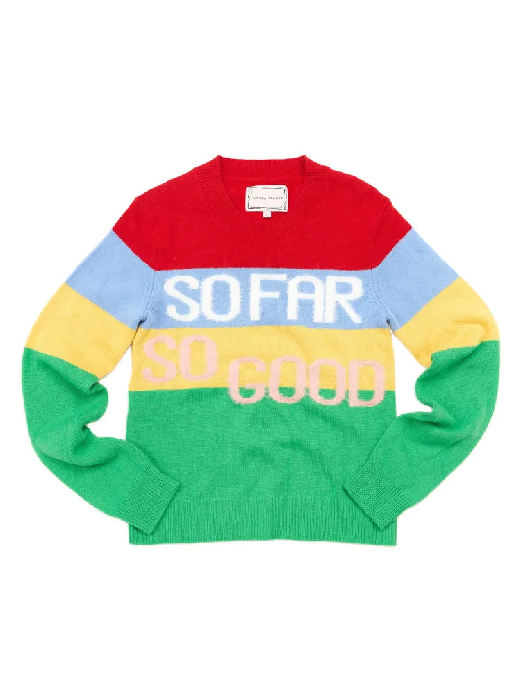 So Far So Good Crewneck sold by Larroude