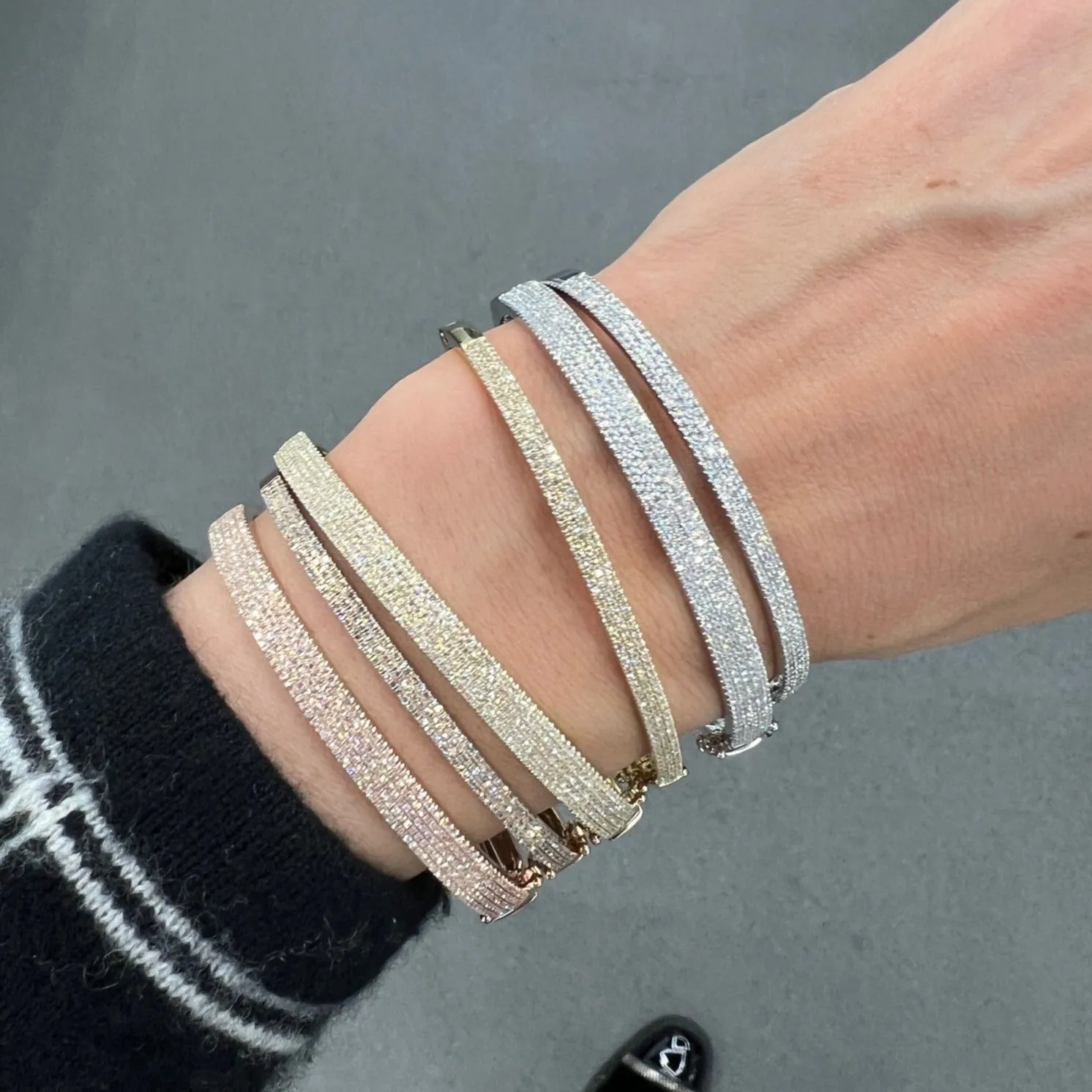 Pave Bangle sold by Larroude product image thumbnail 4