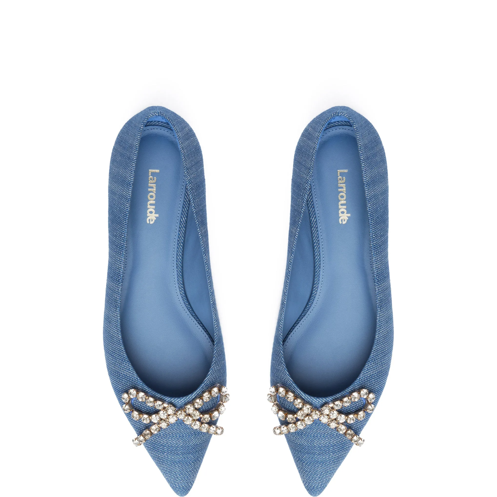 Lee Flat In Blue Denim sold by Larroude product image thumbnail 3