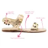 Madison Flat In Gold Metallic Leather sold by Larroude