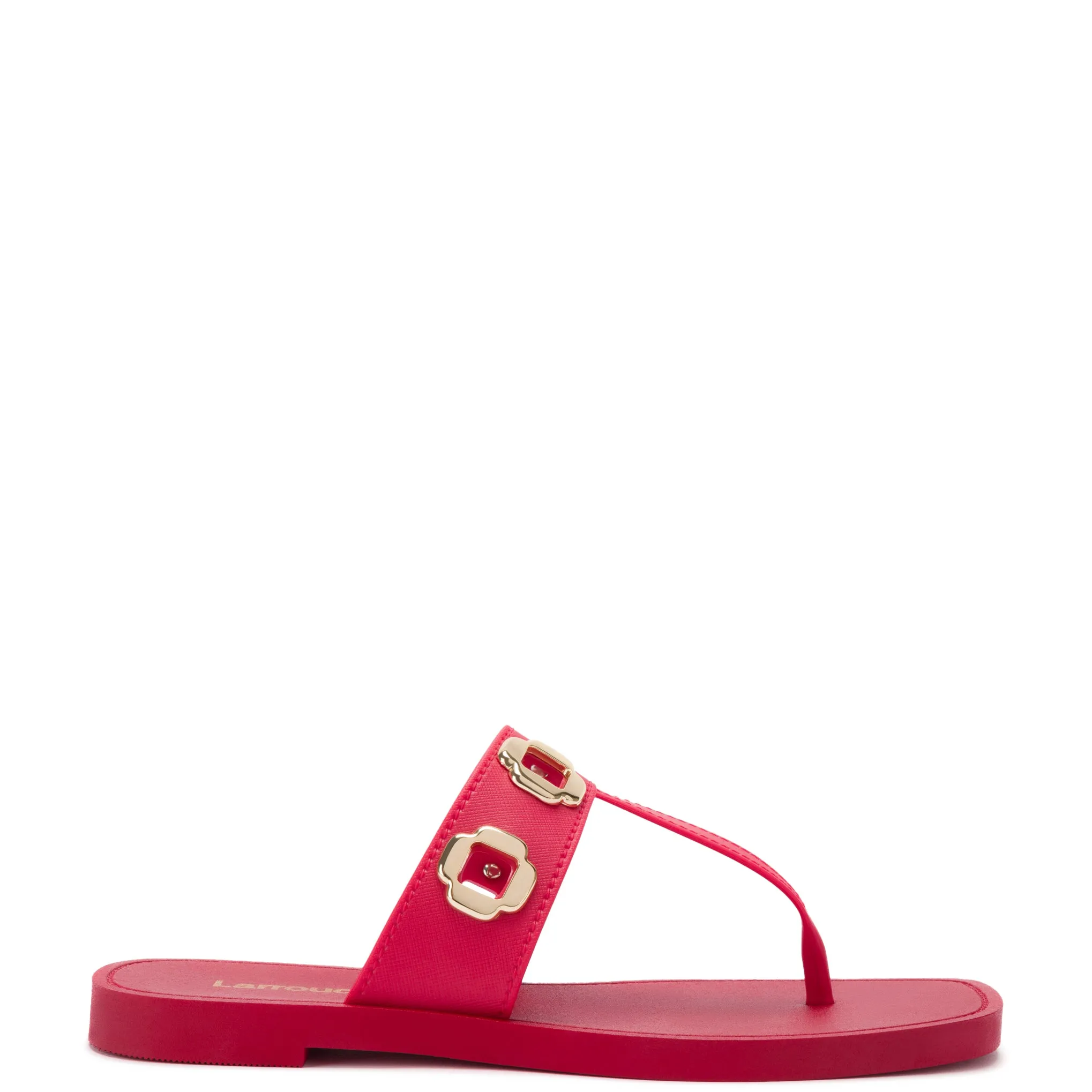 Milan S In Scarlet PVC sold by Larroude