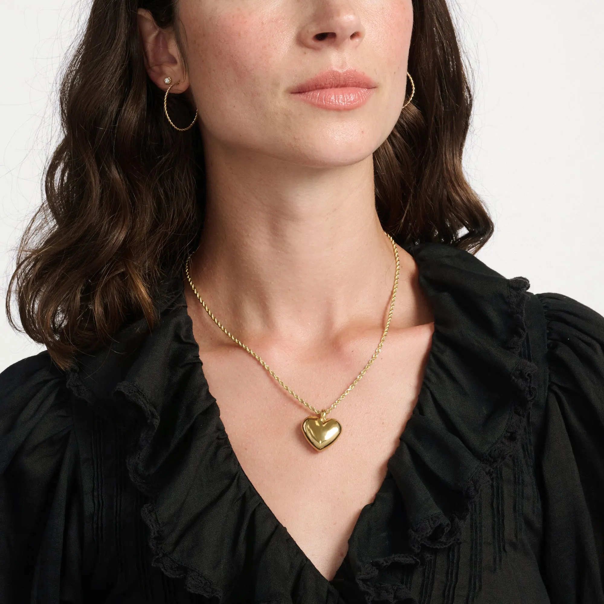 Skinny Twine Hoops sold by Larroude product image thumbnail 2