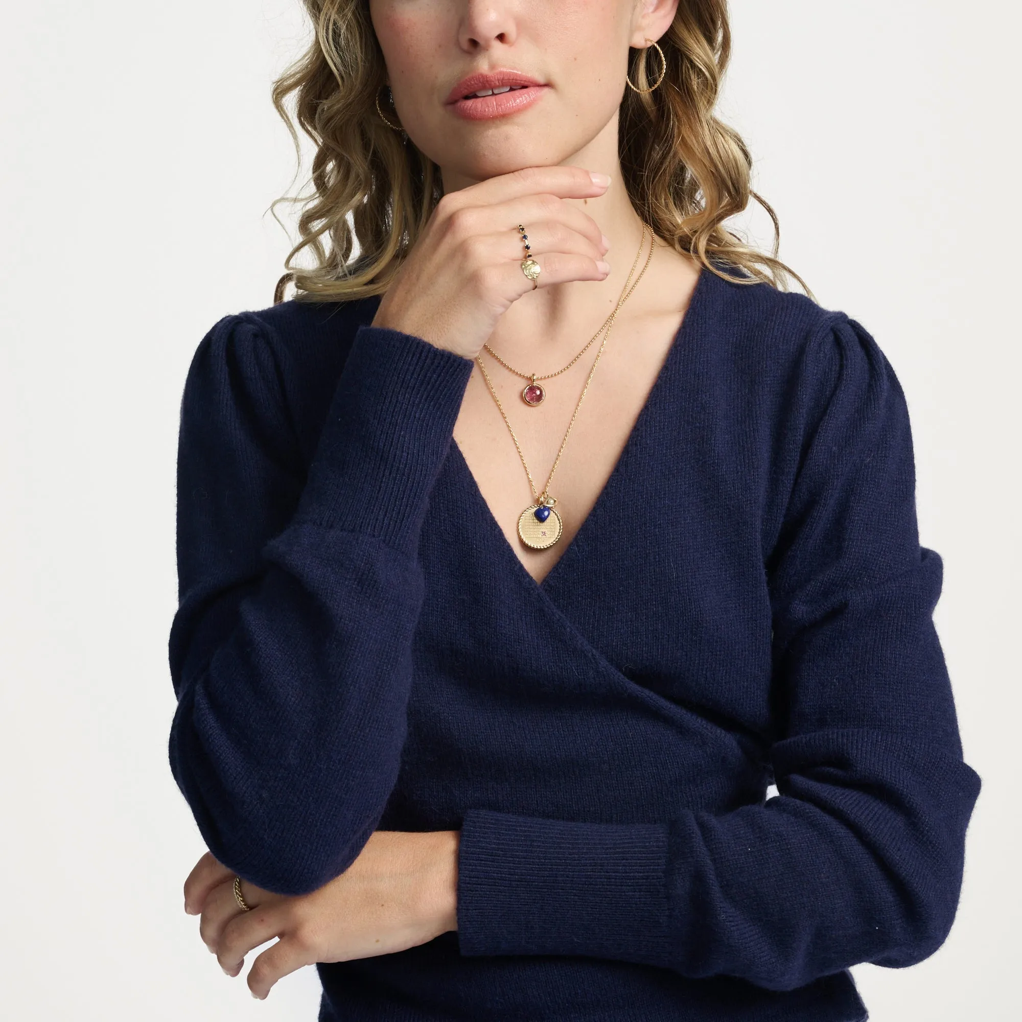 Skinny Twine Hoops sold by Larroude product image thumbnail 3