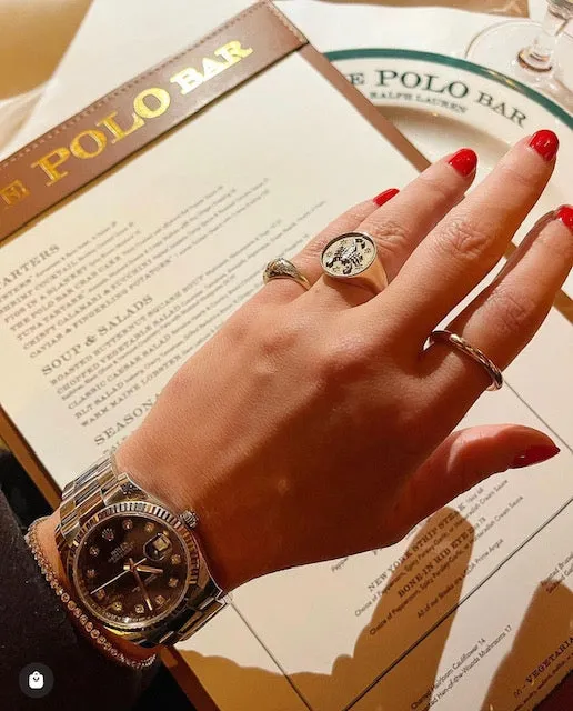 Zodiac Signet Ring sold by Larroude product image thumbnail 4