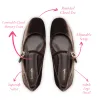 Blair Ballet Flat In Expresso Velvet sold by Larroude
