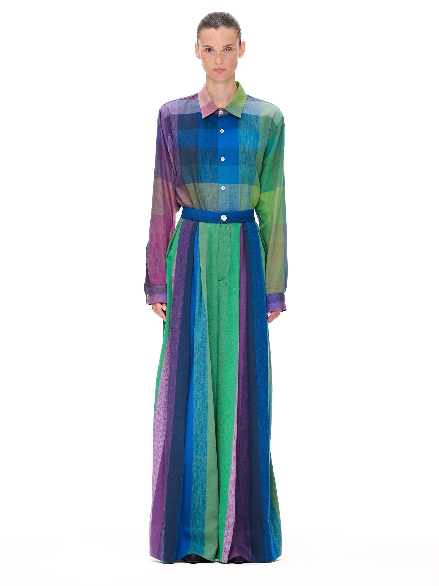 The High Waisted Trouser : Stripe 69 sold by Larroude product image thumbnail 2