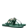 Milan S In Emerald PVC sold by Larroude