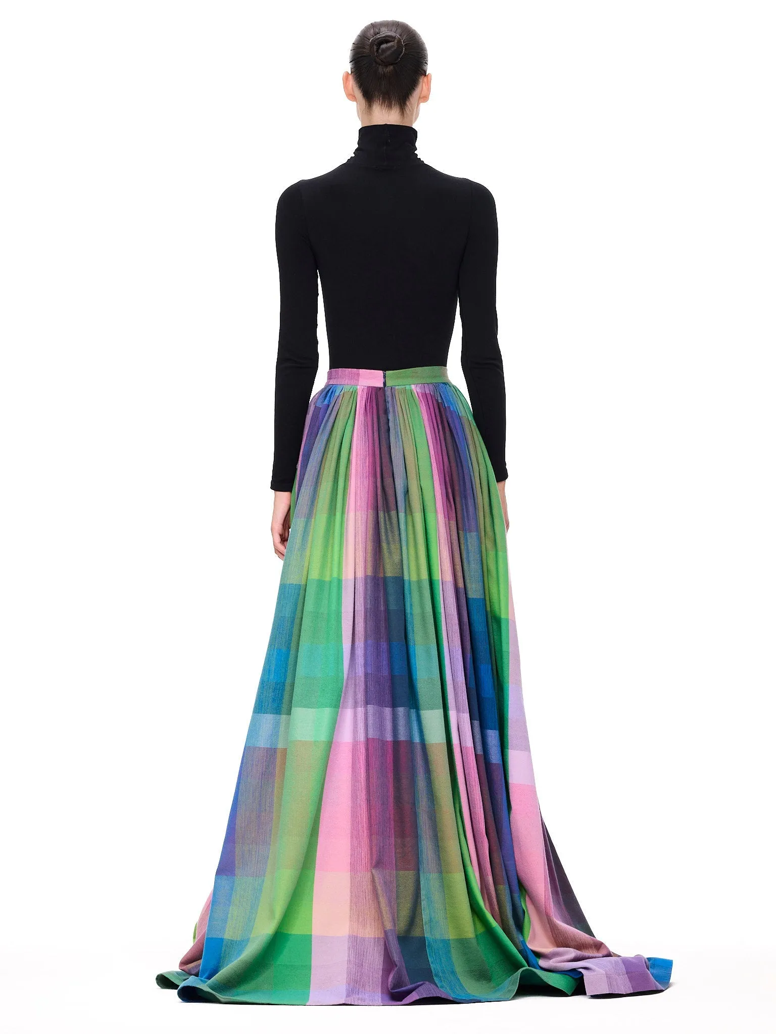 The Puffer Skirt : Plaid sold by Larroude product image thumbnail 4