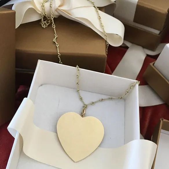 Statement Heart Charm Pendant sold by Larroude product image thumbnail 4