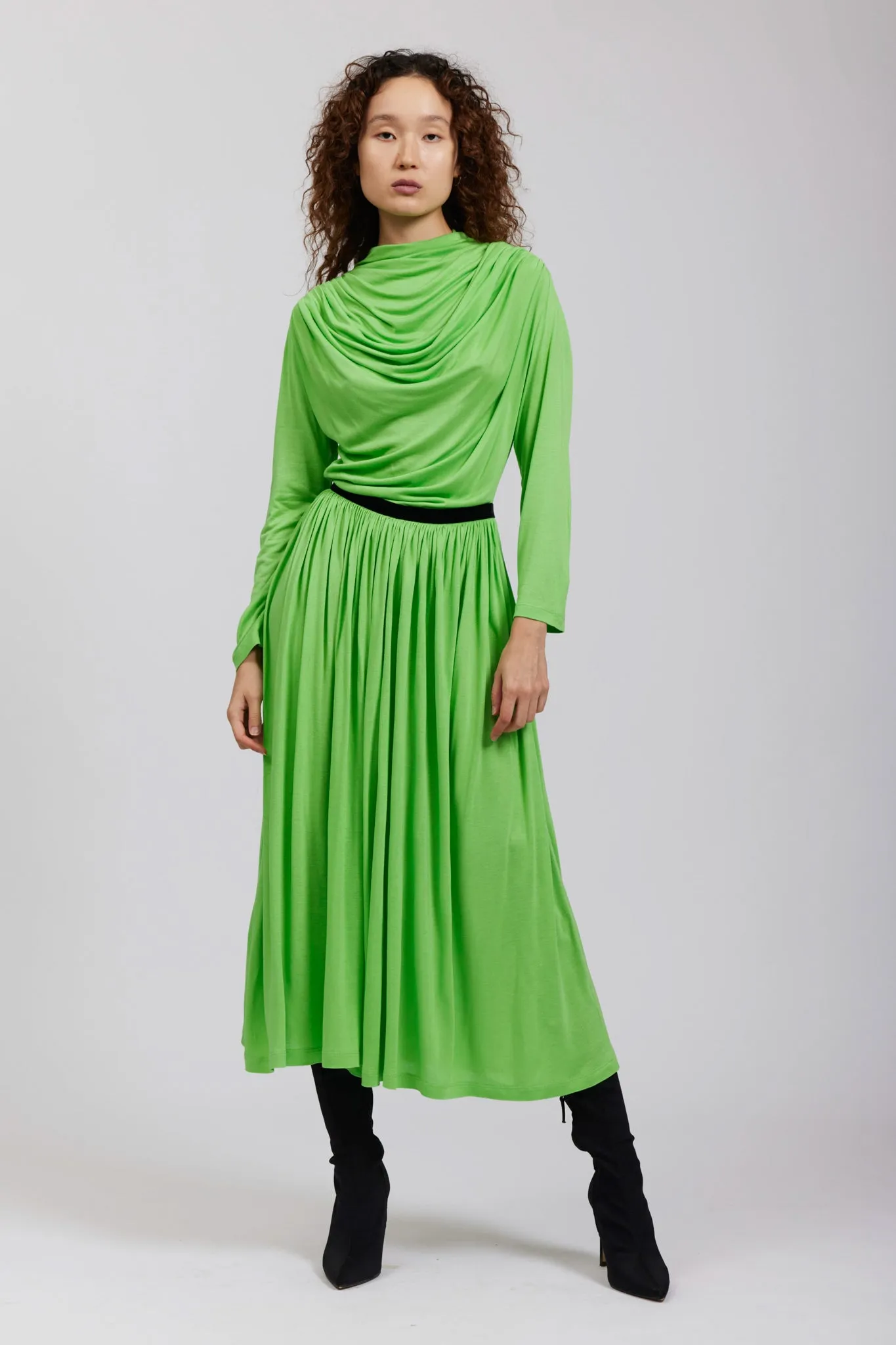 River Dress in Lime sold by Larroude product image thumbnail 3