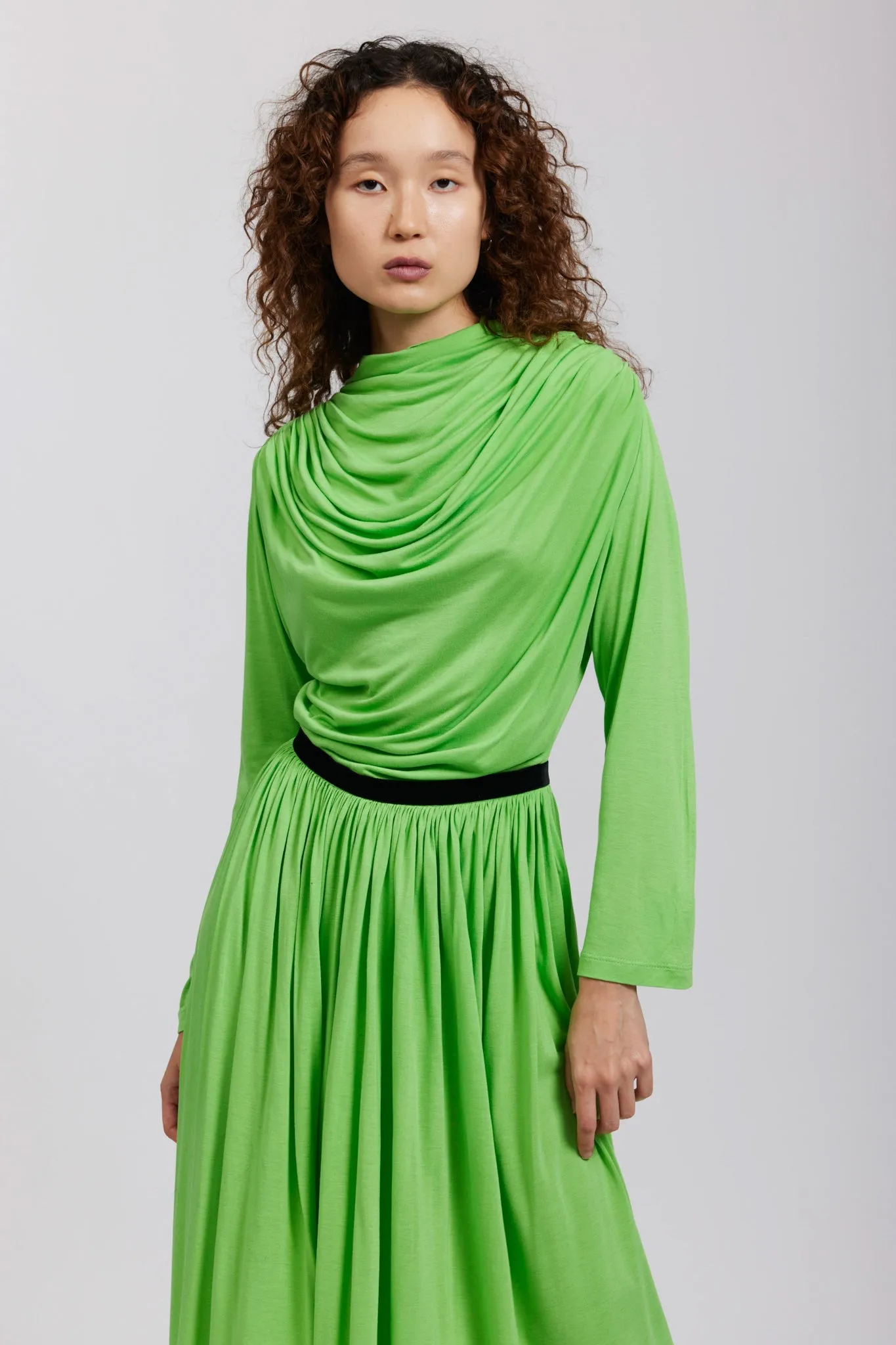 River Dress in Lime sold by Larroude product image thumbnail 5