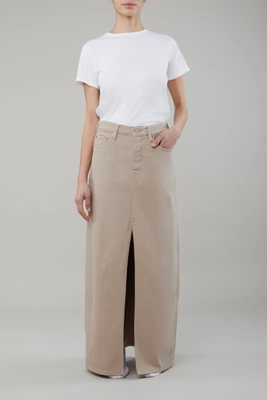 Lima Skirt in Khaki sold by Larroude